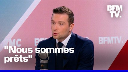 Jordan Bardella appelle Emmanuel Macron à “dissoudre l’Assemblée nationale”