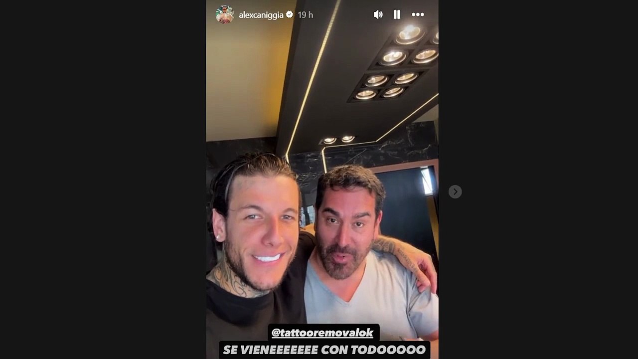 Alex Caniggia mostró su nueva cara y contó el por qué de su drástico cambio: el video