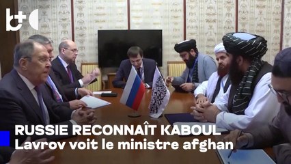 Lavrov rencontre son homologue afghan après la reconnaissance par la Russie du gouvernement taliban