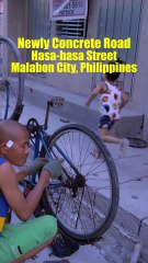 Newly Concreted Road - Hasa-hasa Street in Malabon City, Philippines