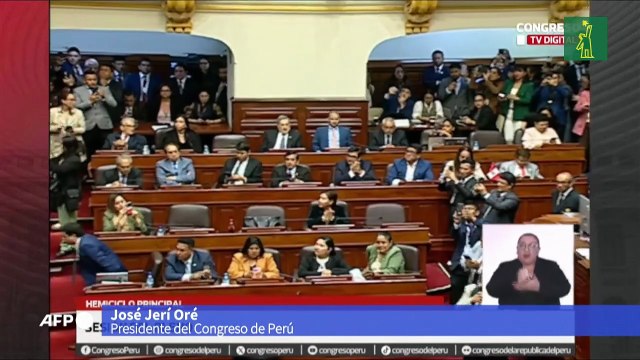 El Congreso de Perú destituye a la presidenta Dina Boluarte