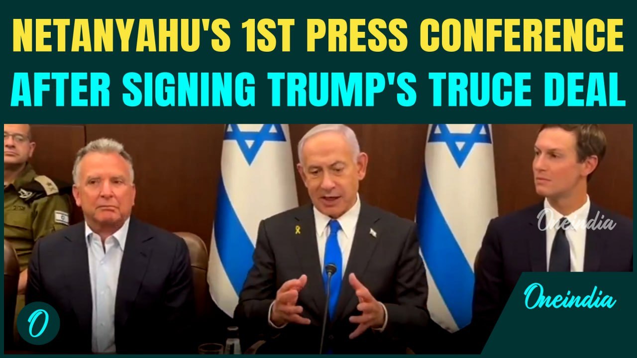 Netanyahu with Trump’s Envoys Kushner & Witkoff: Celebrate 'New Era' in Gaza but Warns Hamas