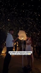 Des milliers de lanternes s’élèvent dans le ciel avec @kimsterrrs 🌕✨