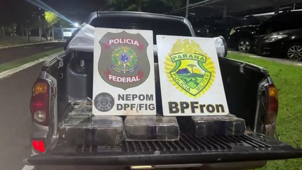 Carga milionária de maconha é apreendida pelo BPFron em Santa Helena