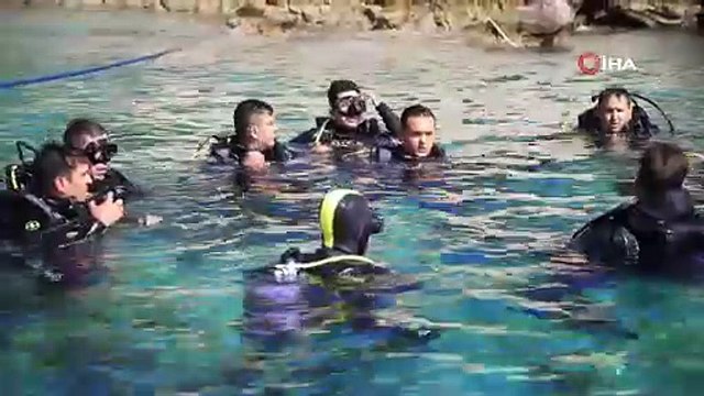 Muğla Büyükşehir Belediyesi Sualtı Arama Kurtarma ekibi göreve hazır