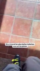 Des toilettes face aux pistes de ski en Autriche 🇦🇹 avec @luis_ski