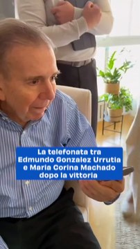 La telefonata tra Edmundo Gonzalez Urrutia e Maria Corina Machado dopo la vittoria del premio Nobel