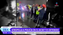 Policía es atropellado en el AICM, el presunto responsable ya fue detenido