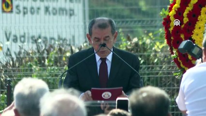 Galatasaray'da Mustafa Kemal Atatürk, Tevfik Fikret ve Ali Sami Yen Anıtı açılışı yapıldı
