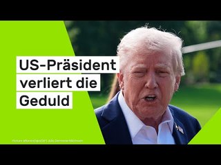 Donald Trump: "Oder es gibt massives Blutvergießen!" US-Präsident verliert die Geduld