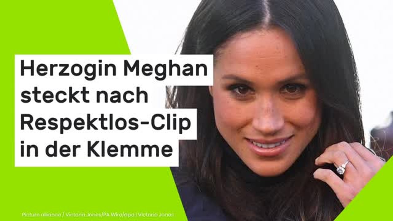 Meghan Markle in Paris: 'Unglaublich gefühllos!' Herzogin Meghan steckt nach Respektlos-Clip in der Klemme