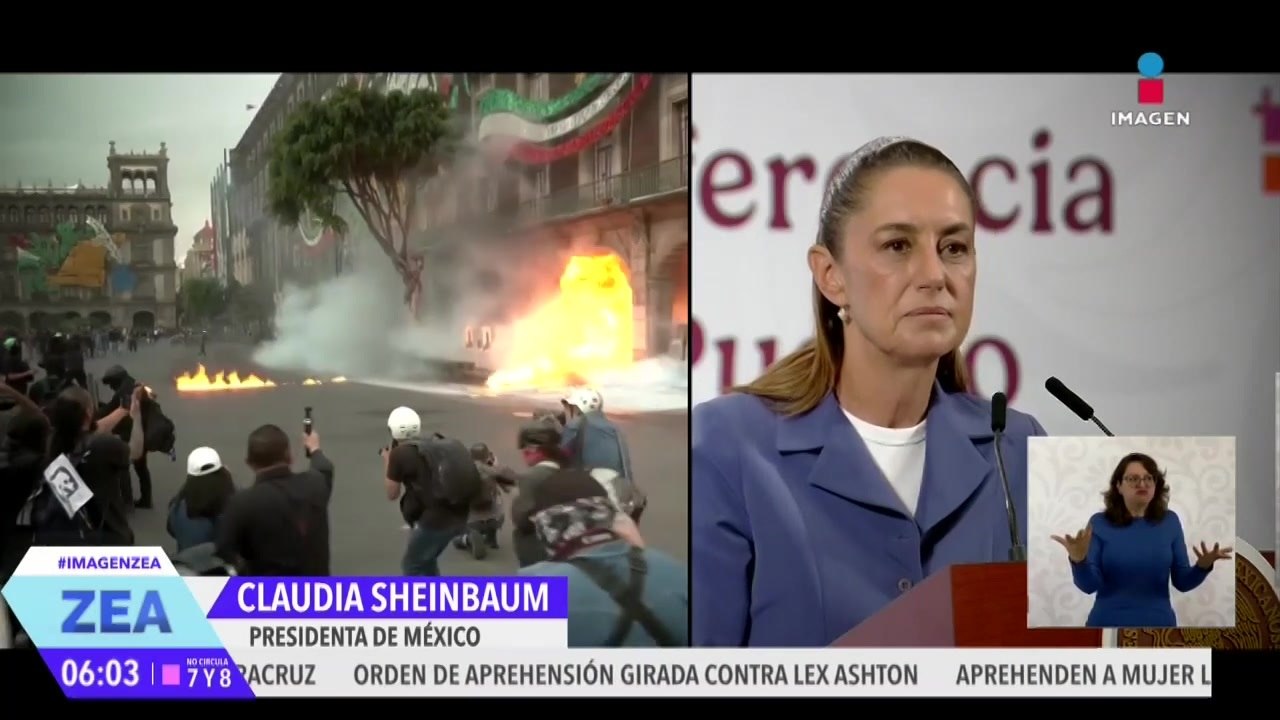 Claudia Sheinbaum pide a la fiscalía de la CDMX investigar a integrantes del Bloque Negro