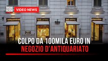 Colpo da 100mila euro in negozio d’antiquariato
