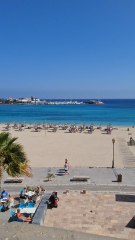 very breezy but very hot here in Caleta de Fuste