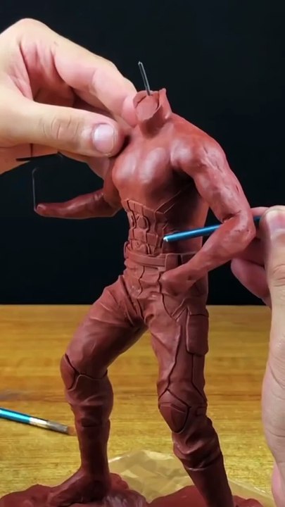 CAPTAIN AMERICA Sculpture (With Mjolnir & Broken Shield) ｜ Avengers Endgame