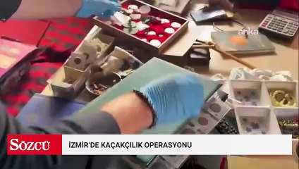 İzmir'de kaçakçılık operasyonu