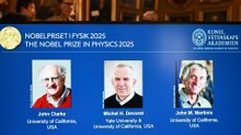 Drei Quantenmechanik-Forscher mit Physik-Nobelpreis geehrt