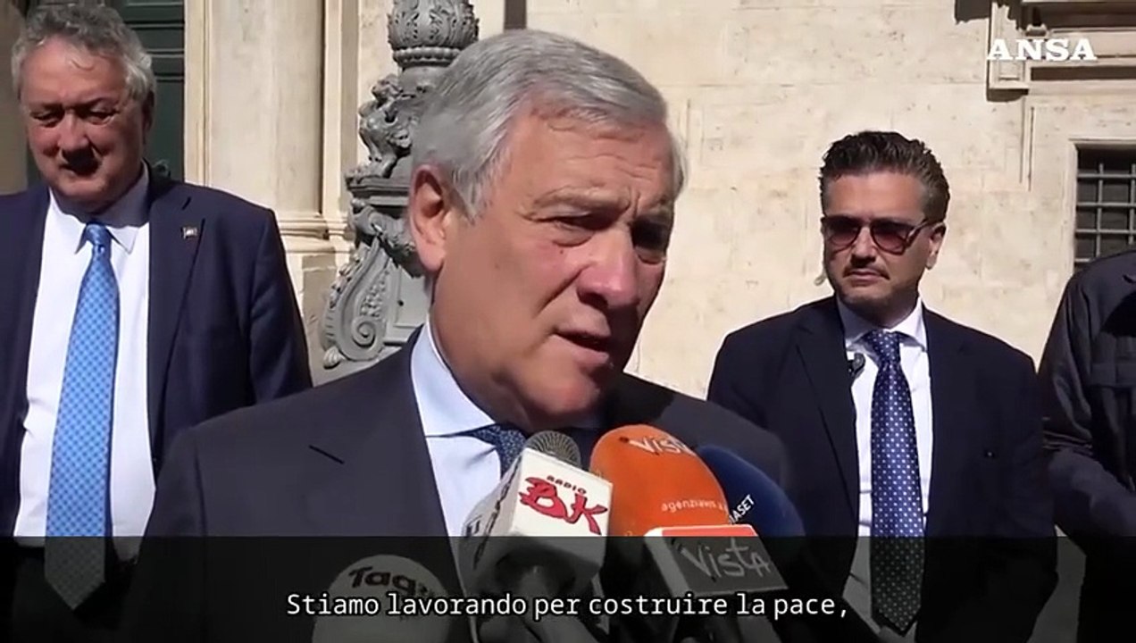 Tajani: "Siamo il Paese che ha accolto il maggior numero di palestinesi"