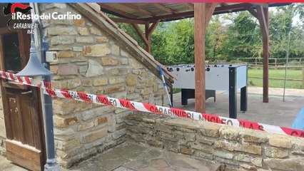 Sequestro di conserve dei Nas di Bologna in un agriturismo