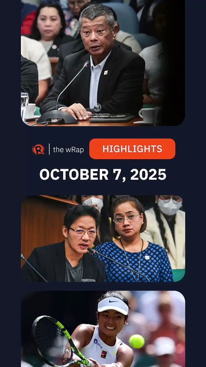 Today’s headlines: Boying Remulla, QC & Discayas, Alex Eala | The wRap | October 7, 2025