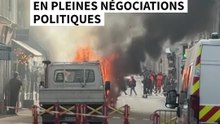 Une camionnette en feu près de Matignon en pleines négociations politiques