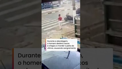 Homem é preso após agredir e morder mulher durante tentativa de roubo em Guarujá