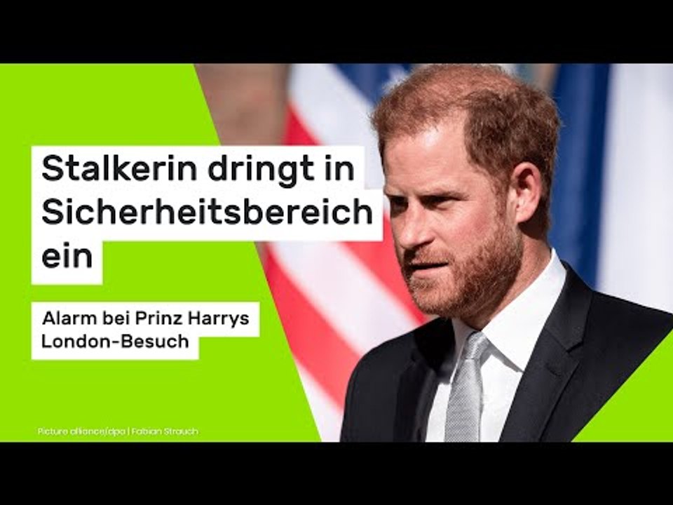 Stalkerin dringt in Sicherheitsbereich ein – Alarm bei Prinz Harrys London-Besuch