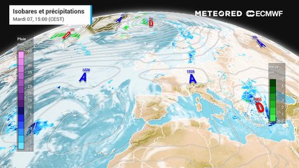 Pas une goutte de pluie en France ?