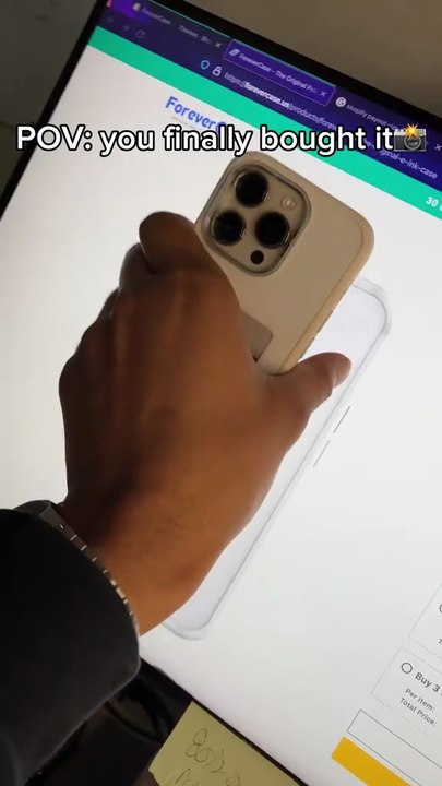 E-ink Screen Phone Case Unlimited Screen Projection Personalized Phone Cover Battery Free New Designer Luxury Phone Case