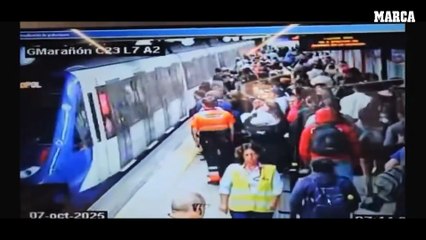 Metro Madrid rechaza la versión de los pasajeros y pone de ejemplo imágenes de 'Gregorio Marañón'