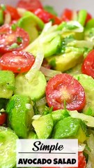 Simple Avocado Salad | Fresh & Healthy 5-Minute Recipe