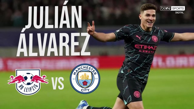 Julián Álvarez Scores for Manchester City vs RB Leipzig Champions League 2023-24 | Best Champions League Goals