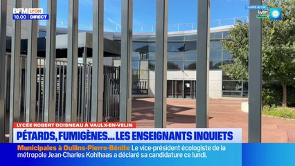Lycée Doisneau à Vaulx-en-Velin : les enseignants inquietsa