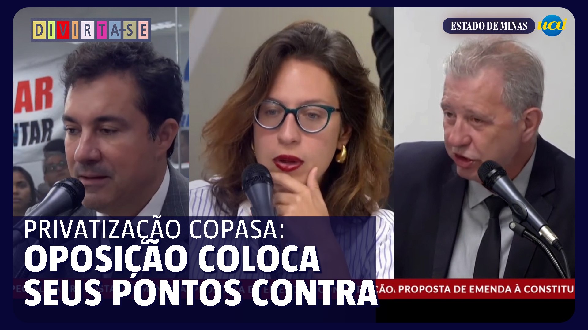 Debates da privatização da Copasa na ALEMG
