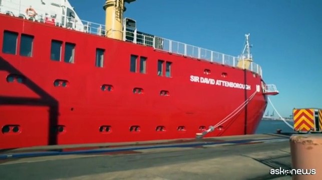 La nave dedicata a David Attenborough si prepara per l'Antartide