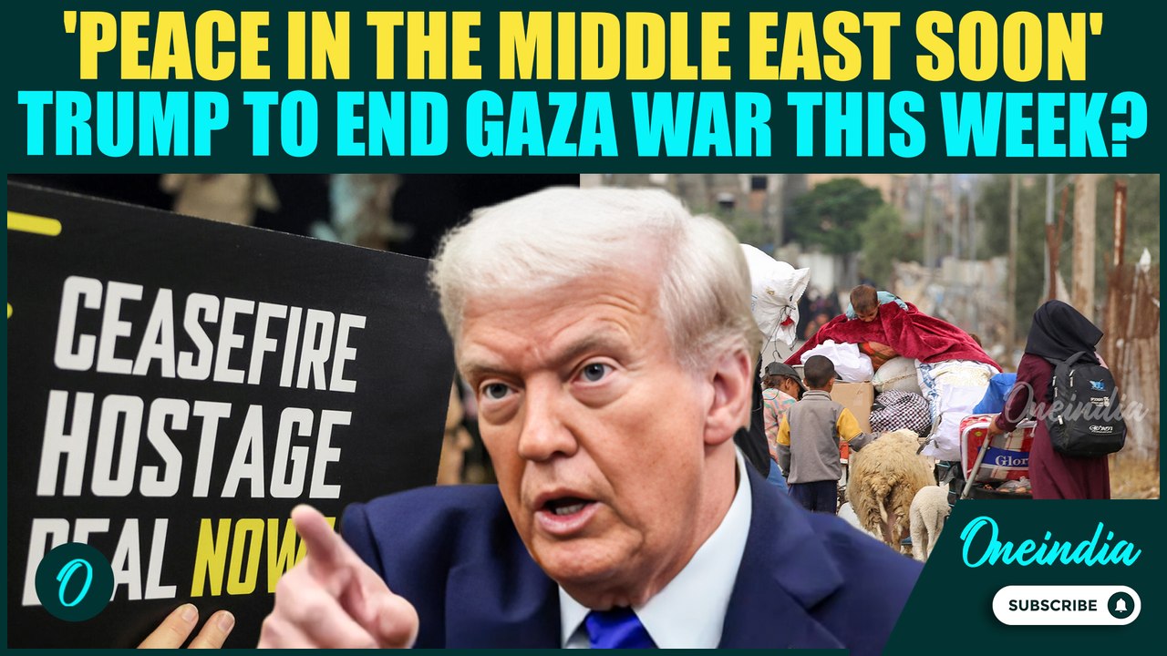 VIDEO: Trump Hints at Huge Success in Gaza Peace Talks in Egypt, Says ‘All Country Supports My Plan’