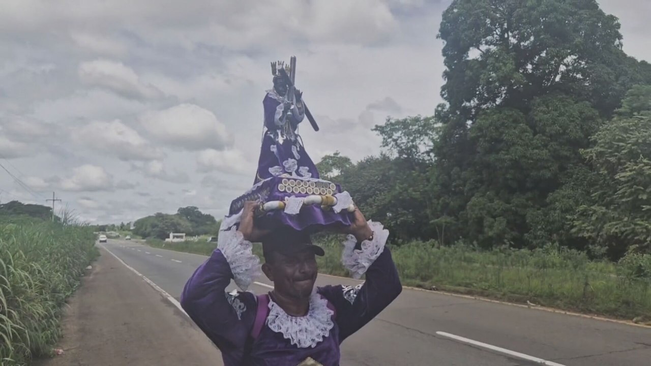 Peregrino recorre 403 kilómetros desde Tolé a Portobelo