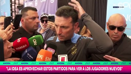 Las declaraciones de Scaloni