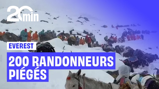 Plus de 200 randonneurs pris au piège au pied de l’Everest