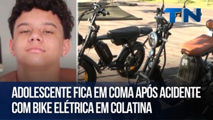 Adolescente fica em coma após acidente com bike elétrica em Colatina