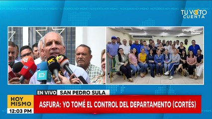 No hay división en el Partido Nacional, asegura Nasry Asfura, tras tomar control de campaña en Cortés