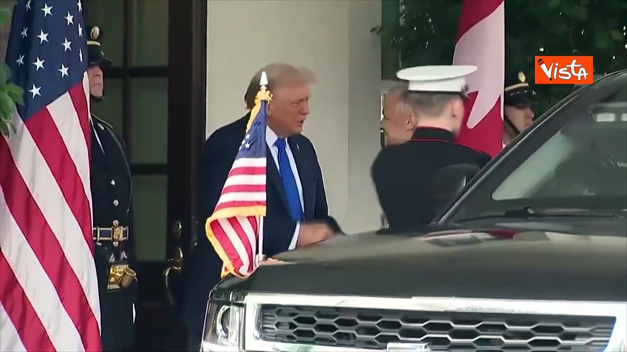 Trump riceve premier Canada Mark Carney alla Casa Bianca