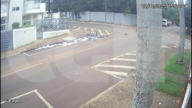 Vídeo: Motociclista é arremessado em mais um acidente na Maranhão com Manoel Ribas