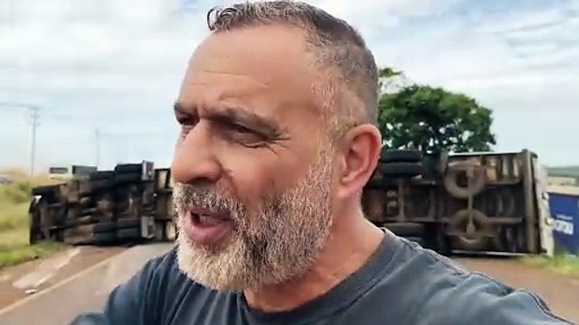 Ele pode levantar as mãos para o céu que nasceu de novo , diz caminhoneiro envolvido em grave acidente na BR-369