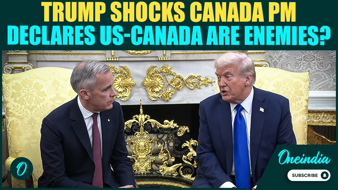 Trump-Carney Meet: Trump Stuns Canada PM with Shocking Declaration: U.S. and Canada Are Now Enemies?
