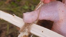 Eco-Friendly DIY Grill for Juicy Chicken