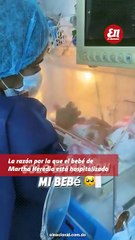 La razón por la que el bebé de Martha Heredia está hospitalizado