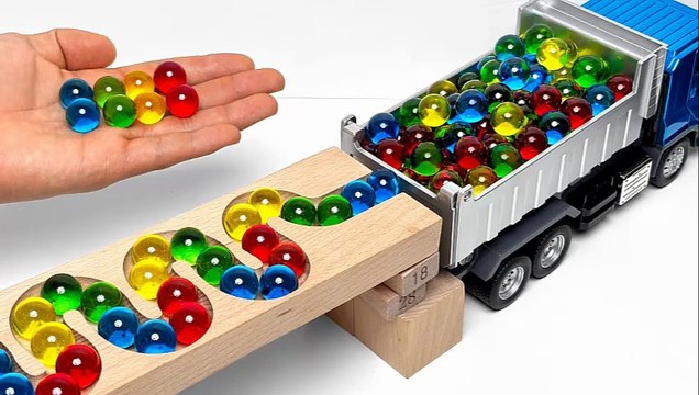 The Best Compilation of Marble Run ASMR Race ☆ HABA Slope, Dump Truck & Garbage Trucks