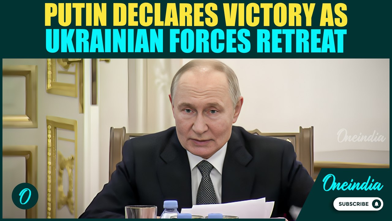 Putin DECLARES Win in Russia-Ukraine War? CLAIMS 5,000+ Sq. Kms Liberated, Ukrainian Forces Retreat