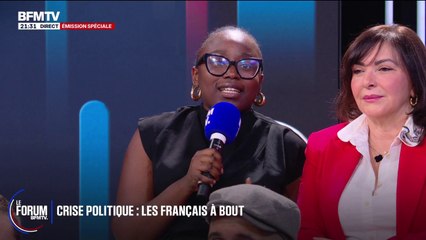 FORUM BFMTV - "On est dans une instabilité qui est totale", déclare Danièle, étudiante